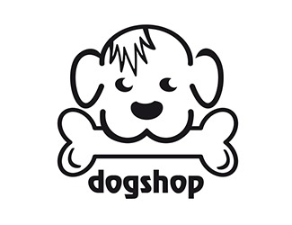 Projekt logo dla firmy DogShop | Projektowanie logo